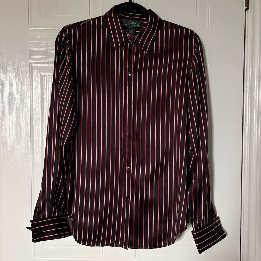 Ralph Lauren Striped Blouse - Picture 1 of 4